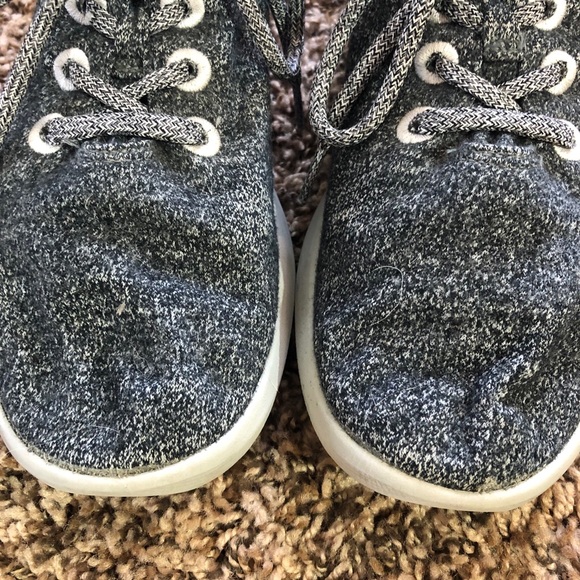 Allbirds Grey Wool Runners Shoes - Picture 5 of 10